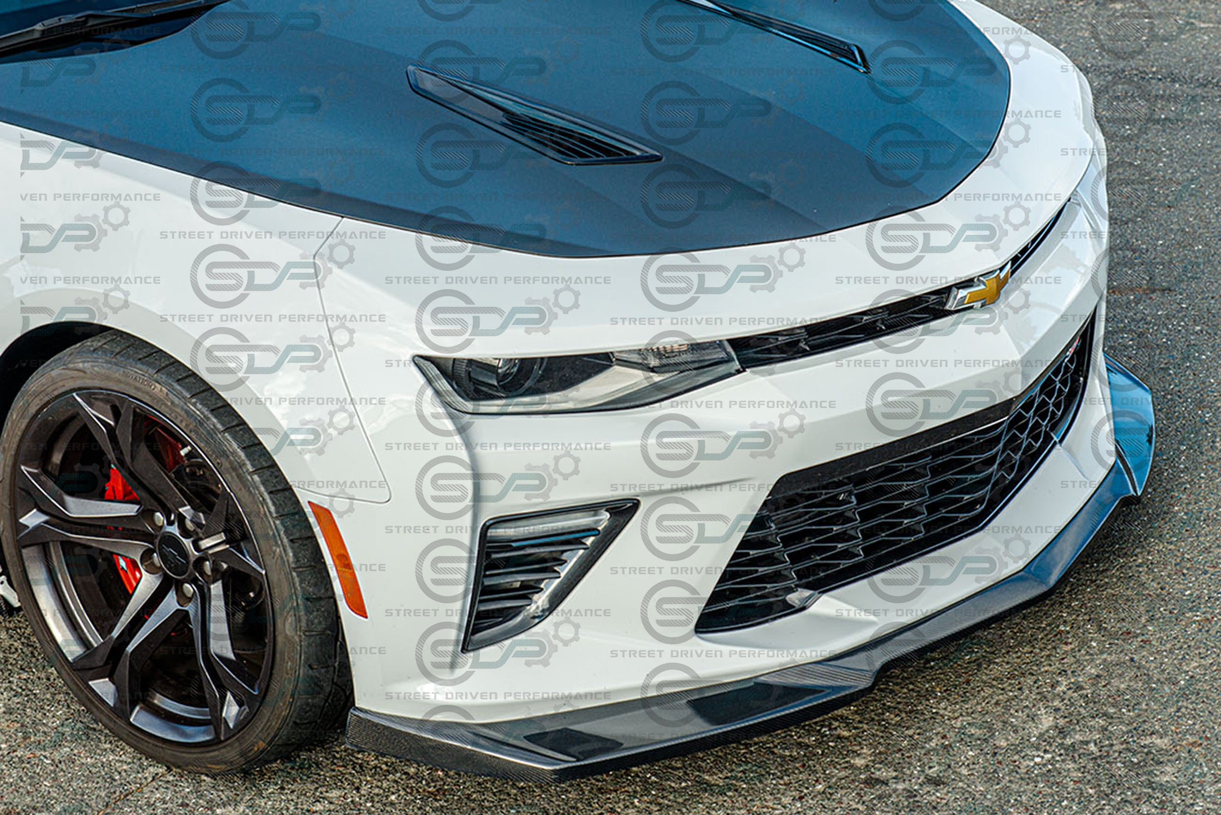 2016-2018 6th Gen Camaro - "ZL1 Conversion" Carbon Fiber Front Splitter / Lip Ground Effects - for all SS models