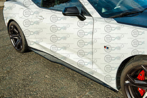 6th Gen Camaro - "ZL1 Performance Package" Carbon Fiber Side Skirts / Rocker Panels / Ground Effects - for all models