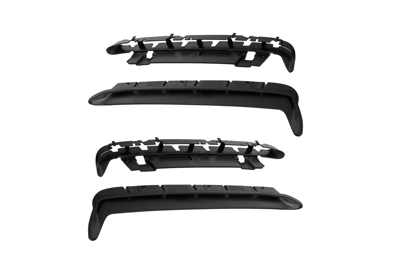 2015-2017 Ford Mustang | GT350 Style Matte Black Front Side Fenders