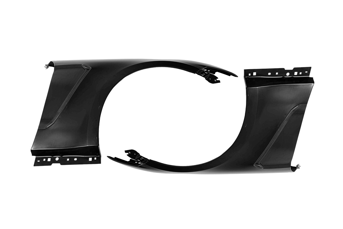 2015-2017 Ford Mustang | GT350 Style Matte Black Front Side Fenders
