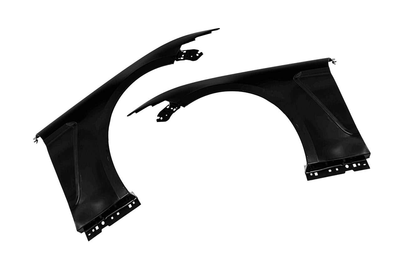 2015-2017 Ford Mustang | GT350 Style Matte Black Front Side Fenders
