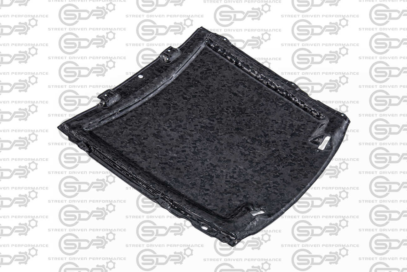 2020-2023 Ford Mustang GT500 | CARBON FIBER/ FORGED CARBON FIBER Front Hood Vent Rain Tray