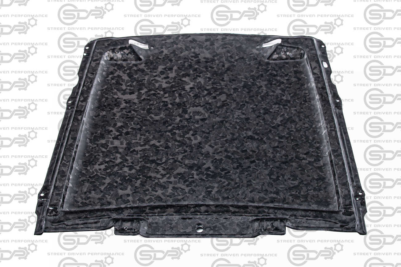 2020-2023 Ford Mustang GT500 | CARBON FIBER/ FORGED CARBON FIBER Front Hood Vent Rain Tray