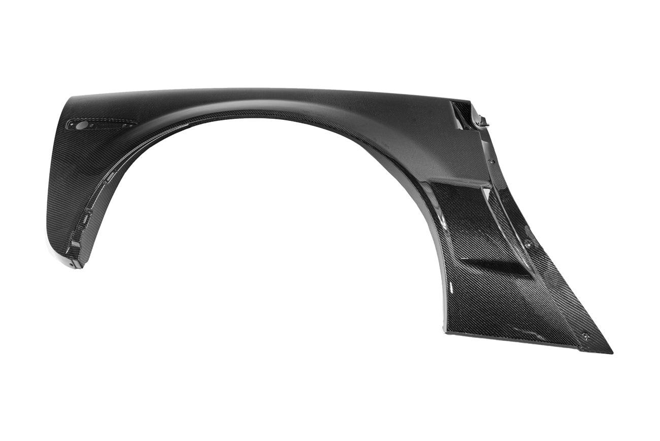 *BLEMISHED- DISCOUNTED* 05-13 Corvette C6 ZR1 Style Carbon Fiber Rear Side Wide Body Fenders Pair