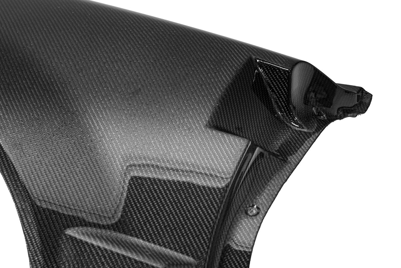 *BLEMISHED- DISCOUNTED* 05-13 Corvette C6 ZR1 Style Carbon Fiber Rear Side Wide Body Fenders Pair