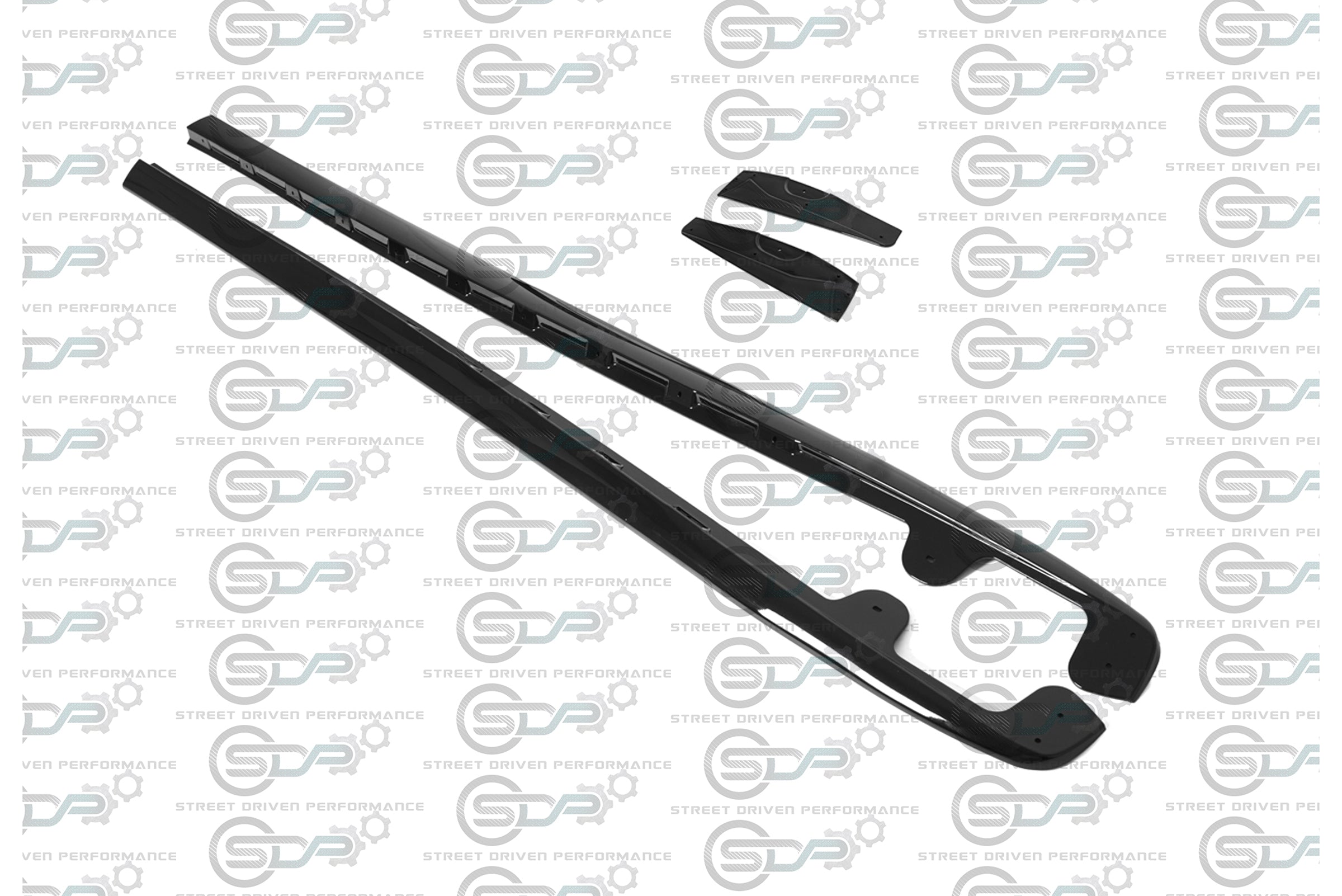 2005-2013 C6 Corvette - Base Model - ZR1 Conversion Side Skirts / Rocker Panels / Ground Effects with Mud Flaps