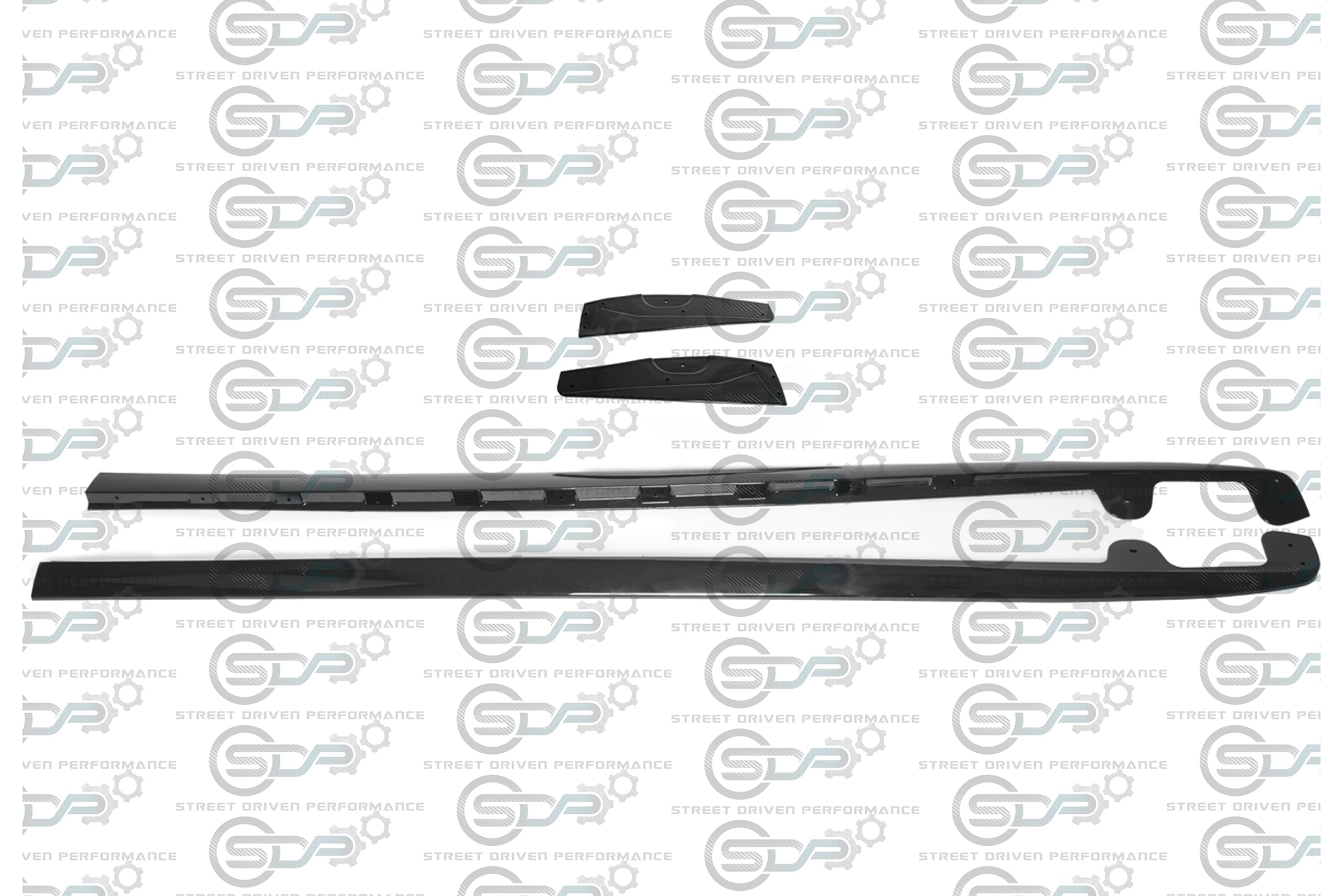 2005-2013 C6 Corvette - Base Model - ZR1 Conversion Side Skirts / Rocker Panels / Ground Effects with Mud Flaps