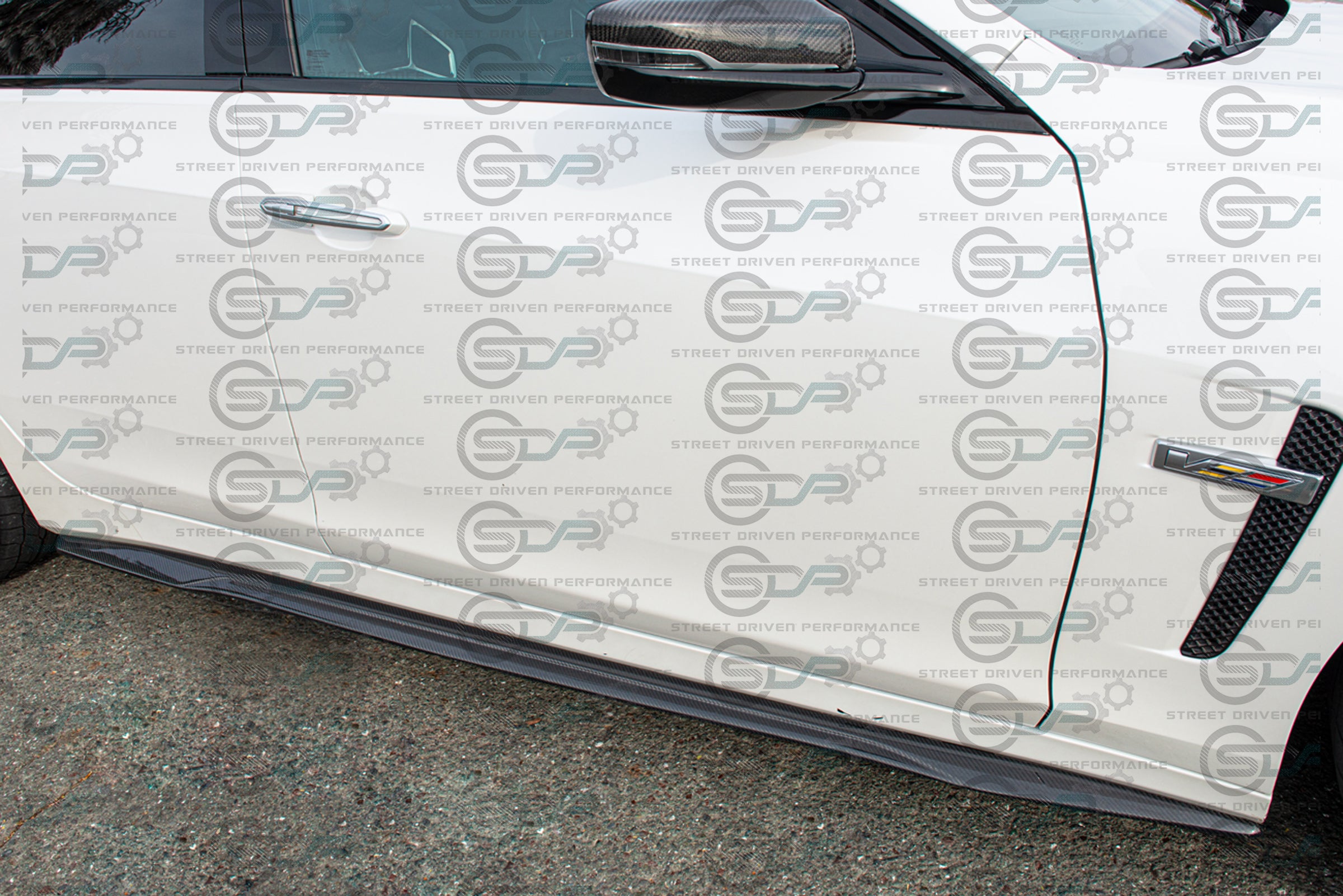 2016-2019 CTS-V V3 - Carbon Fiber Side Skirts Rocker Panels Ground Effects