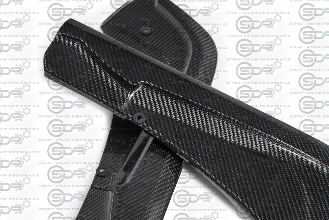 2020+ Toyota Supra A90 & GR | Artisan Spirit Style CARBON FIBER Rear Apron Lip Splitter Ground Effects
