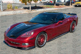 C6 Corvette - Base Model - ZR1 Conversion Side Skirts / Rocker Panels / Ground Effects with Mud Flaps