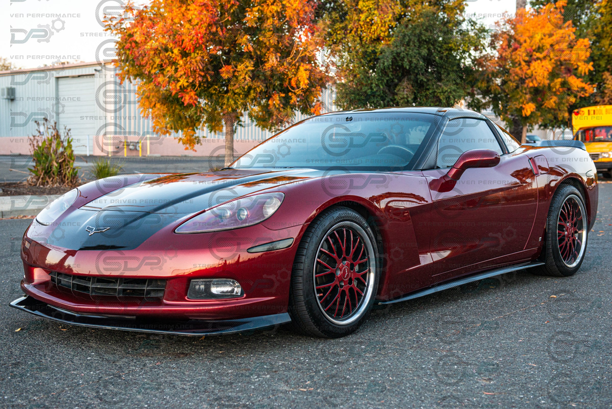 2005-2013 C6 Corvette - Base Model - ZR1 Conversion Side Skirts / Rocker Panels / Ground Effects with Mud Flaps