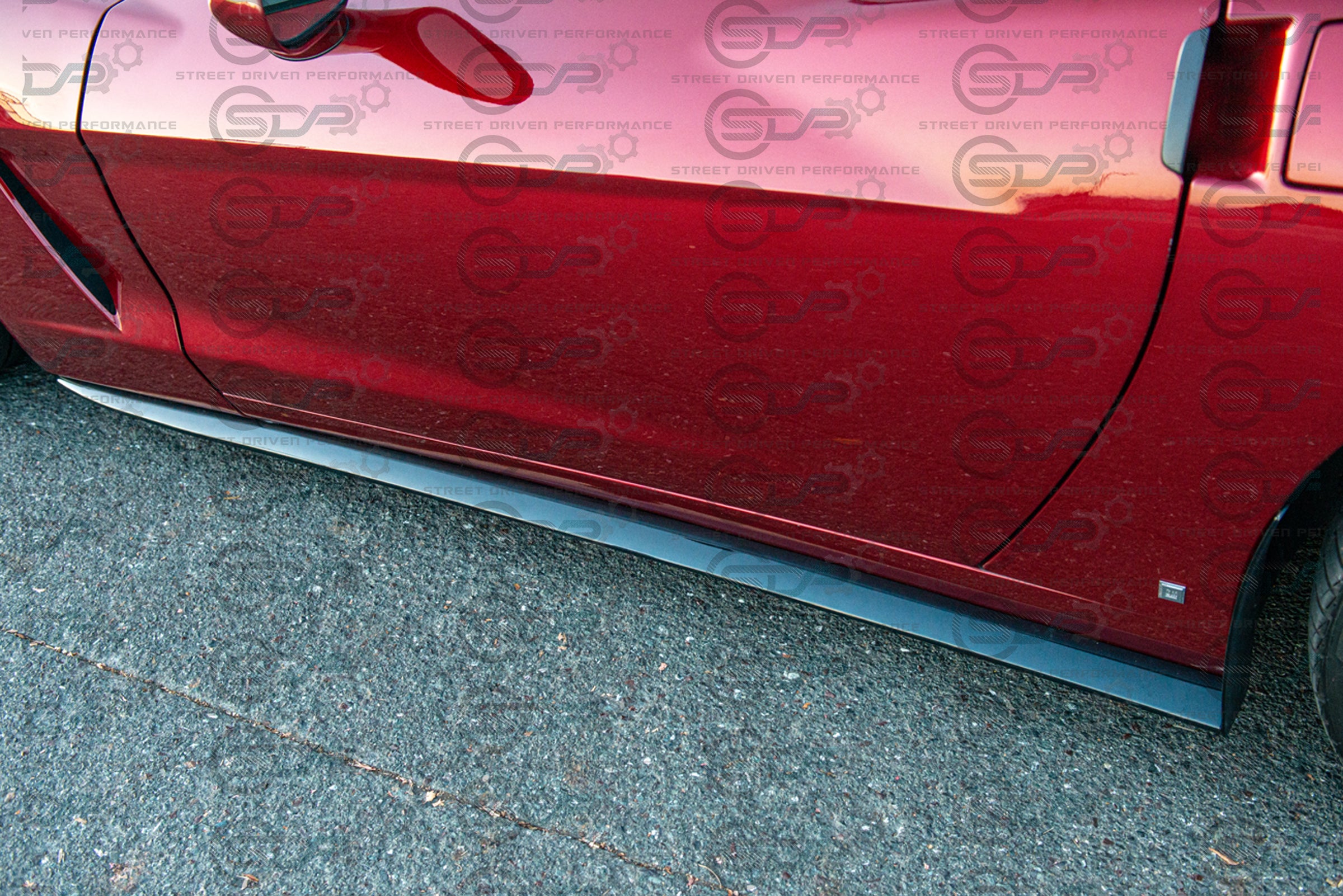 2005-2013 C6 Corvette - Base Model - ZR1 Conversion Side Skirts / Rocker Panels / Ground Effects with Mud Flaps