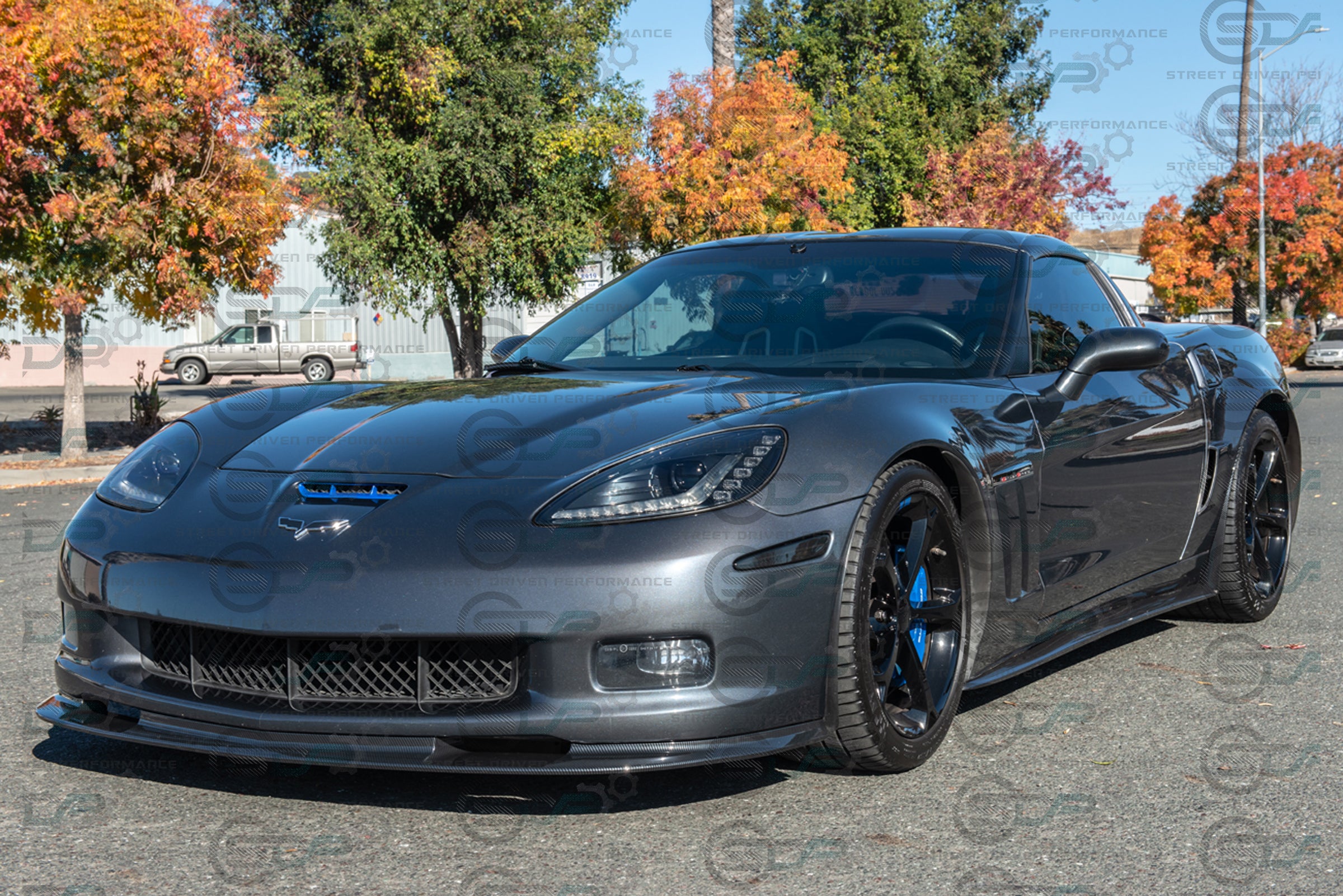 2005-2013 C6 Corvette - Grand Sport / Z06 / ZR1 - ZR1 Style Front Splitter/Lip Ground Effects