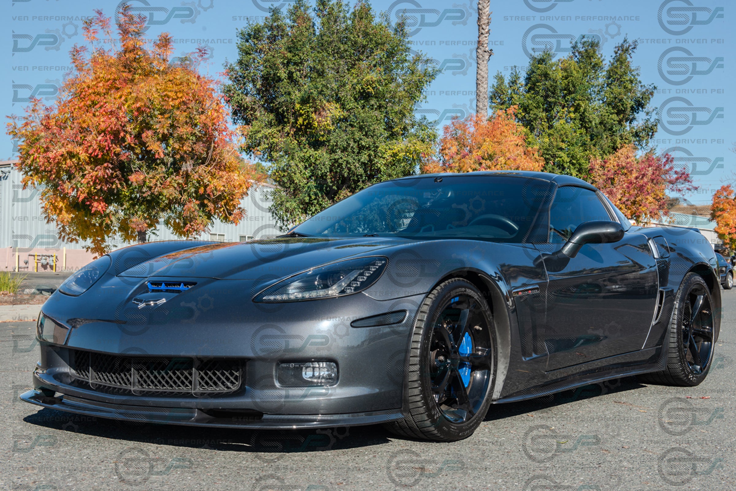 2005-2013 C6 Corvette - Grand Sport / Z06 / ZR1 - ZR1 Style Front Splitter/Lip Ground Effects