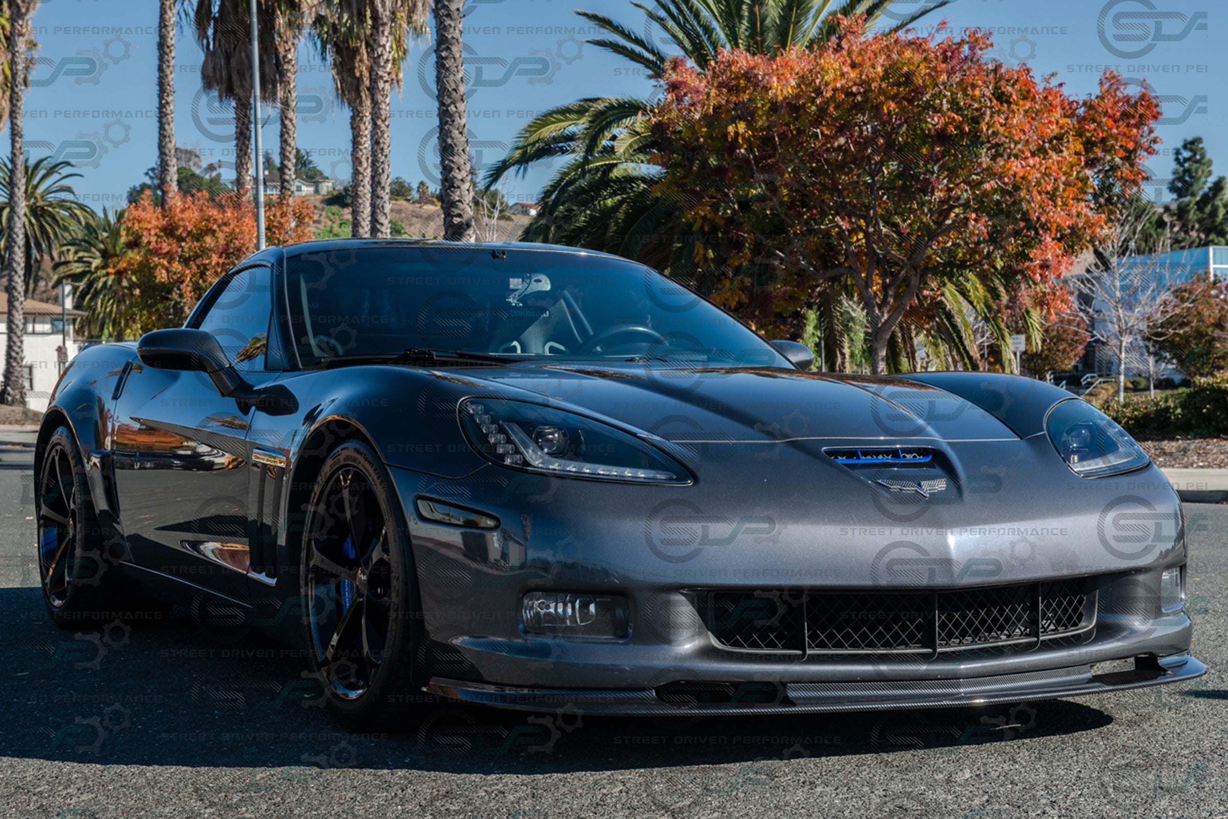 2005-2013 C6 Corvette - Grand Sport / Z06 / ZR1 - ZR1 Style Front Splitter/Lip Ground Effects