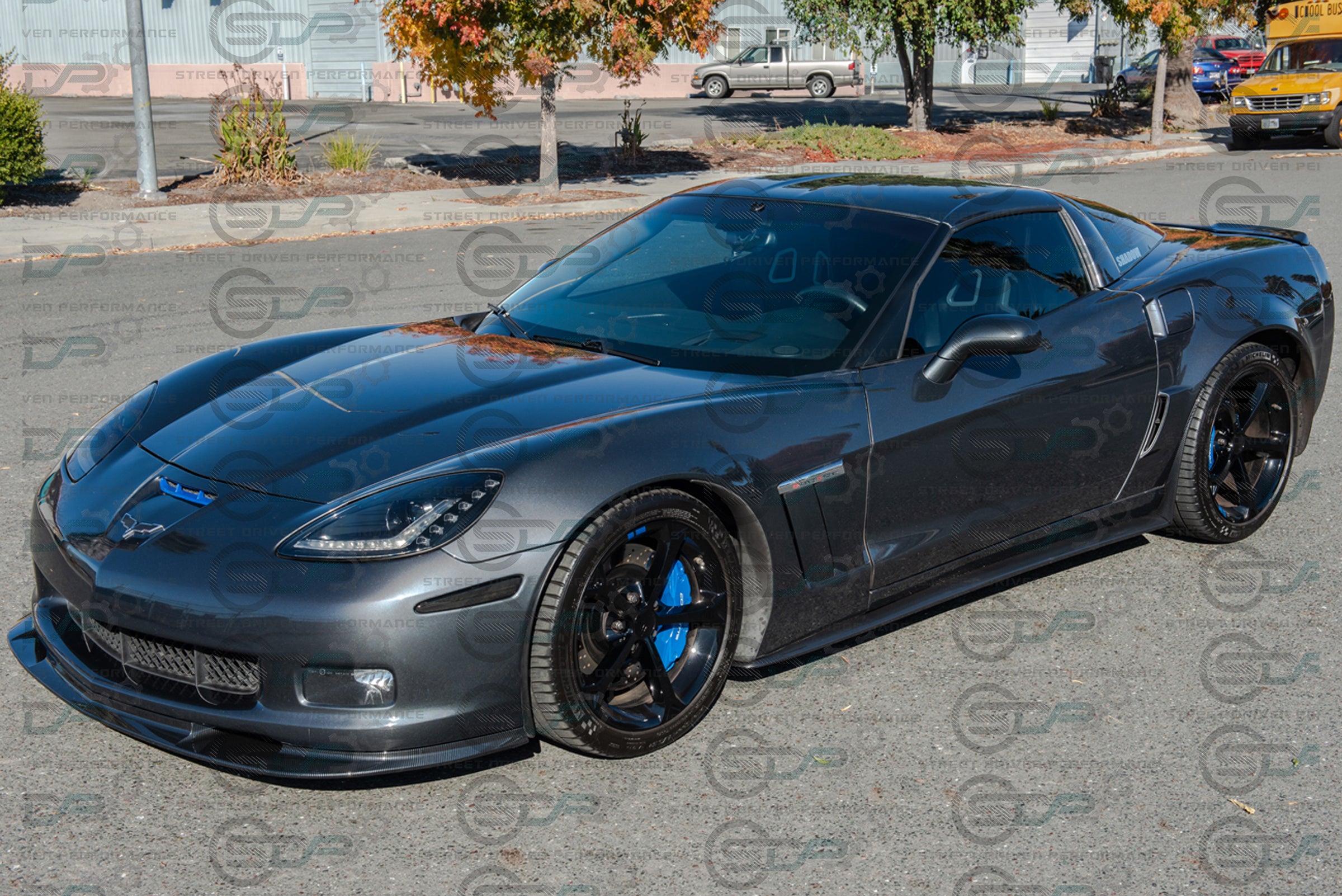 2005-2013 C6 Corvette - Grand Sport / Z06 / ZR1 - ZR1 Style Front Splitter/Lip Ground Effects
