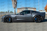 C6 Corvette - Grand Sport / Z06 / ZR1 - "ZR1 Conversion" Side Skirts / Rocker Panels / Ground Effects with Mud Flaps