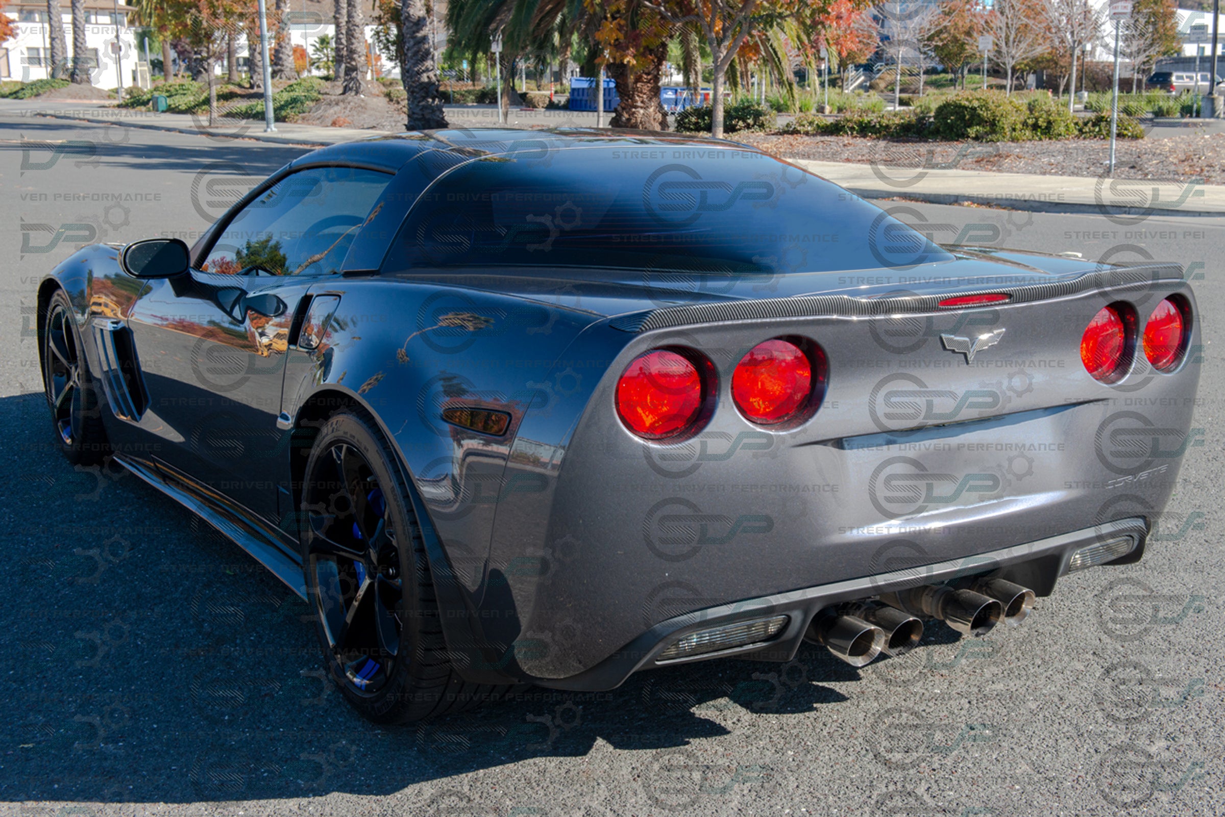 2005-2013 C6 Corvette - "ZR1 Style" Rear Trunk Lid Spoiler Wing- for all models