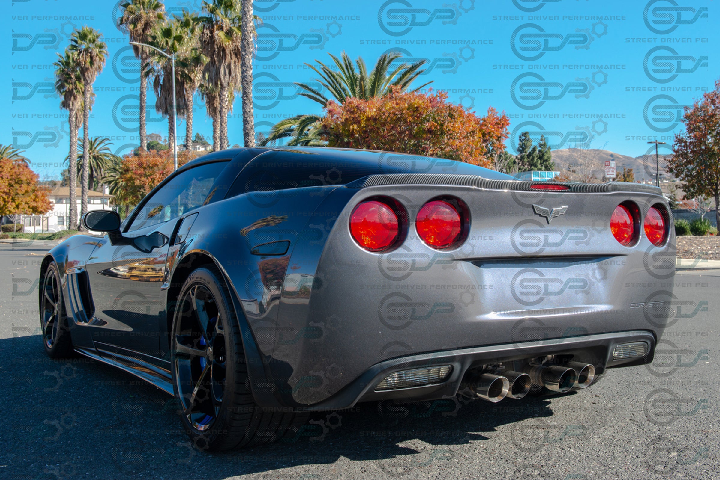 2005-2013 C6 Corvette - "ZR1 Style" Rear Trunk Lid Spoiler Wing- for all models
