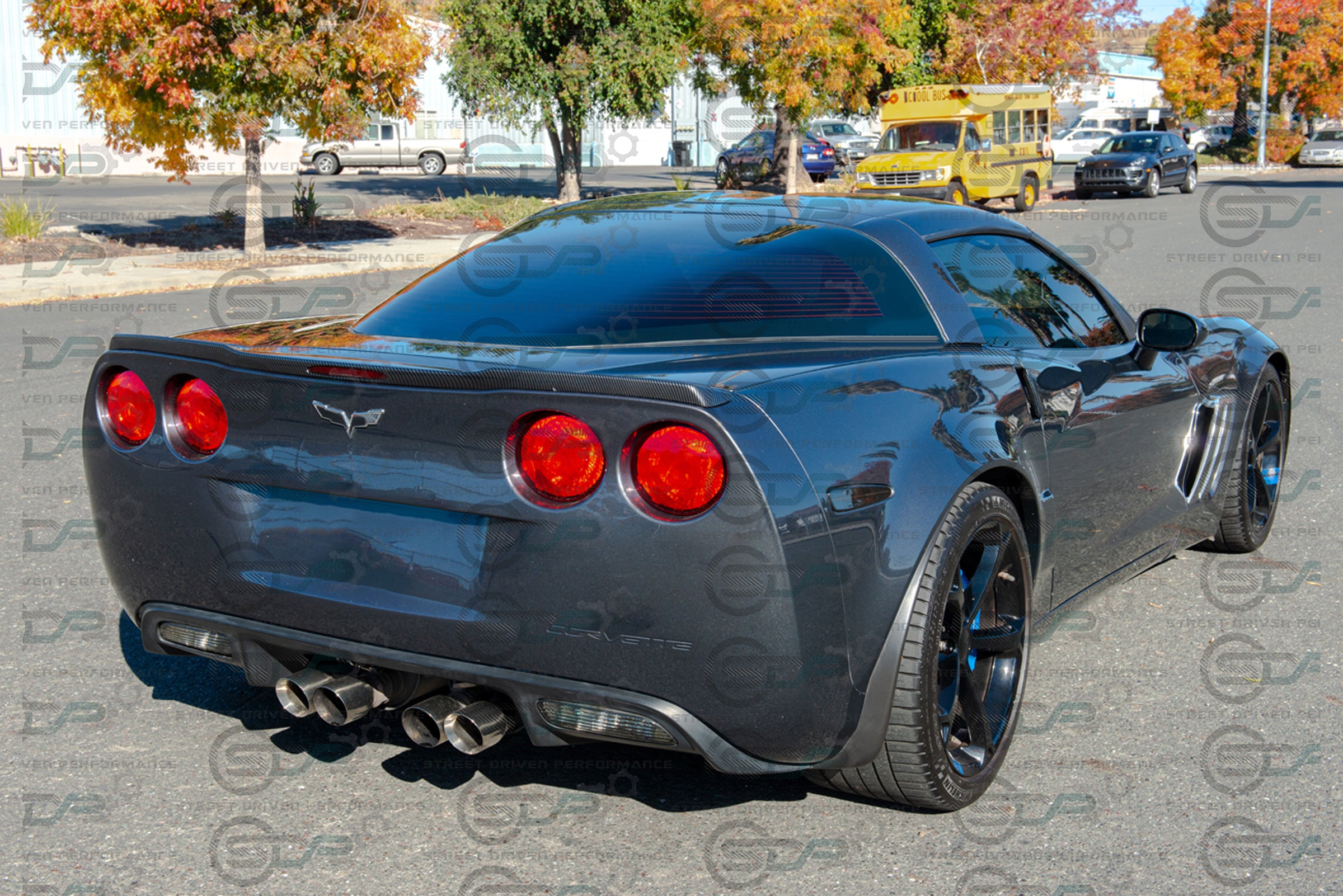 2005-2013 C6 Corvette - "ZR1 Style" Rear Trunk Lid Spoiler Wing- for all models