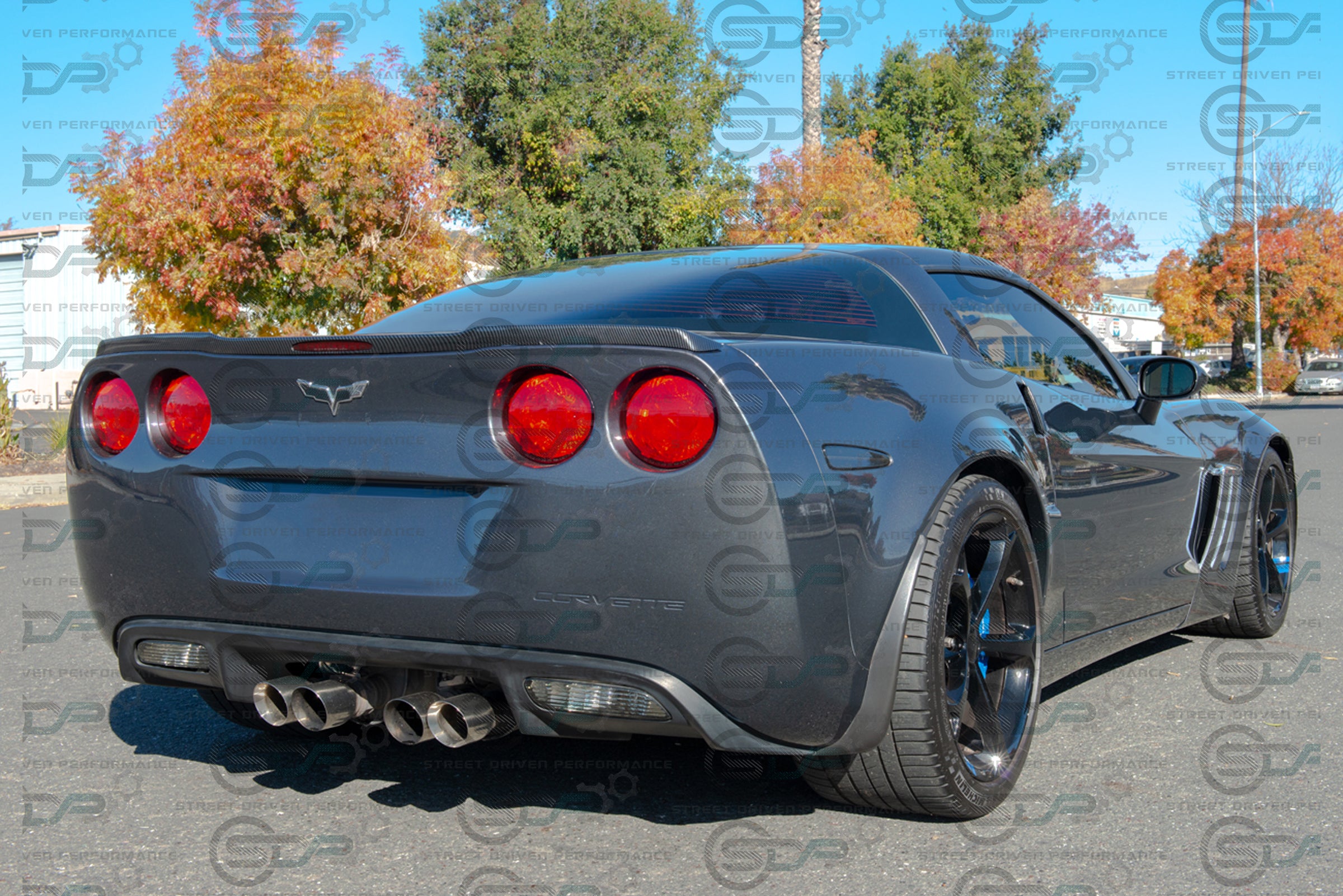 2005-2013 C6 Corvette - "ZR1 Style" Rear Trunk Lid Spoiler Wing- for all models