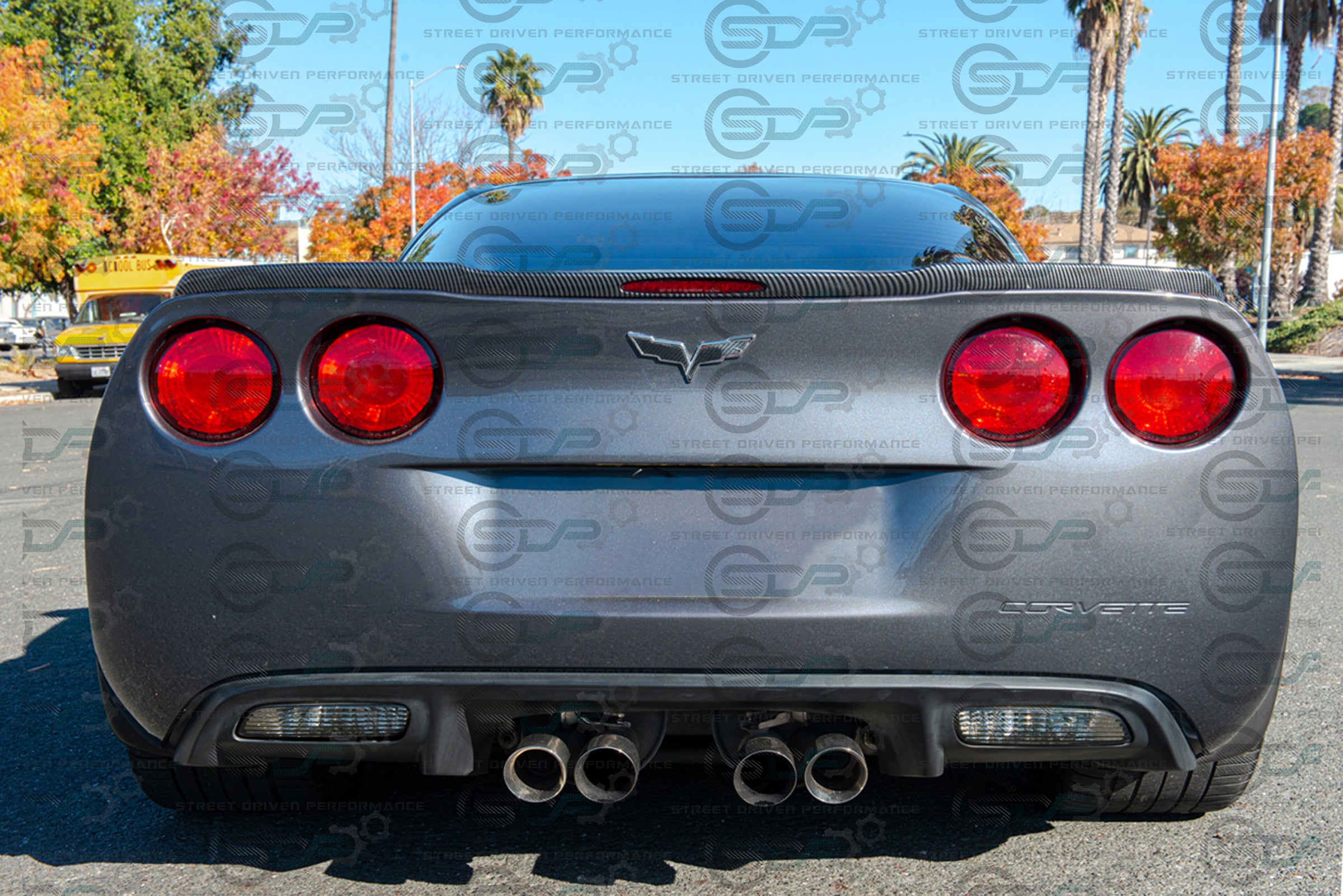 2005-2013 C6 Corvette - "ZR1 Style" Rear Trunk Lid Spoiler Wing- for all models