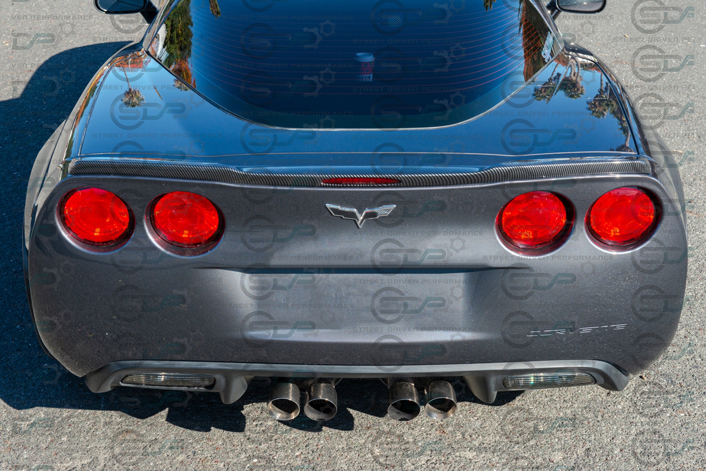 2005-2013 C6 Corvette - "ZR1 Style" Rear Trunk Lid Spoiler Wing- for all models