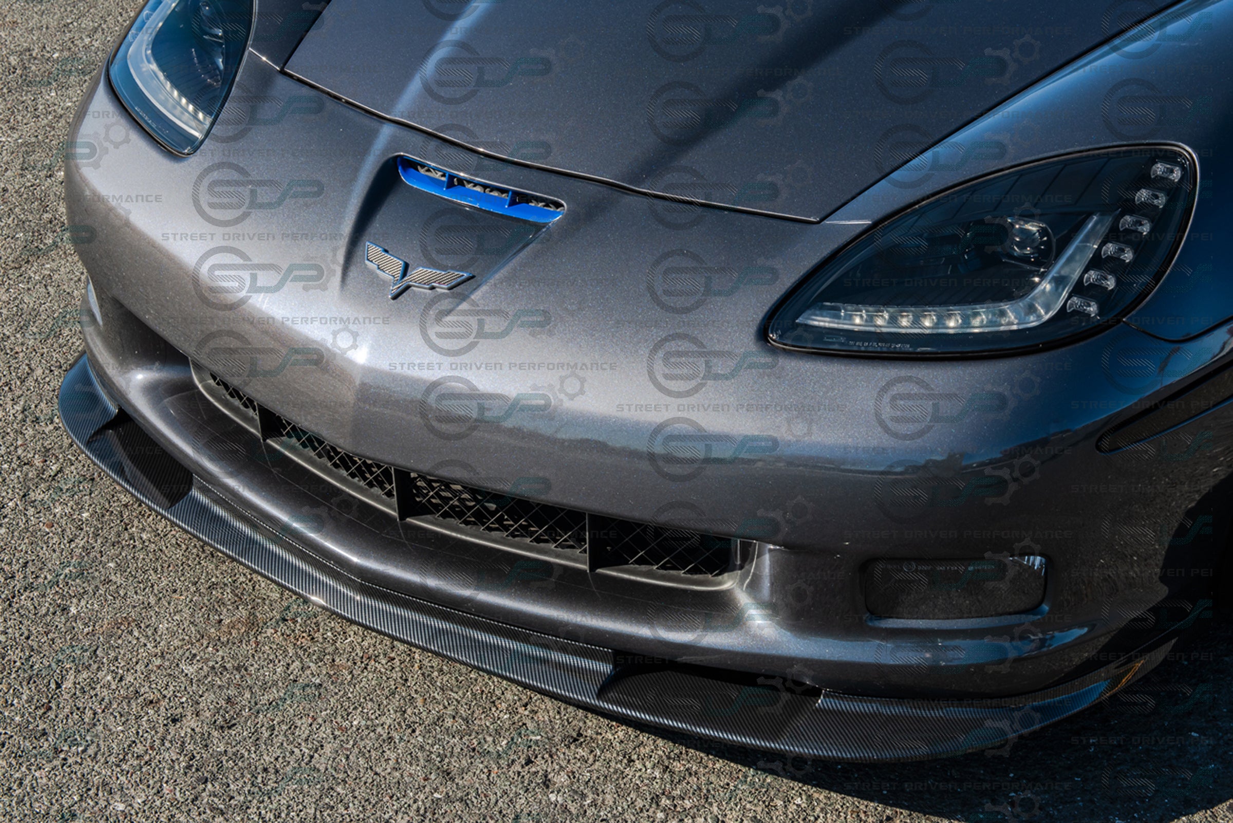 2005-2013 C6 Corvette - Grand Sport / Z06 / ZR1 - ZR1 Style Front Splitter/Lip Ground Effects