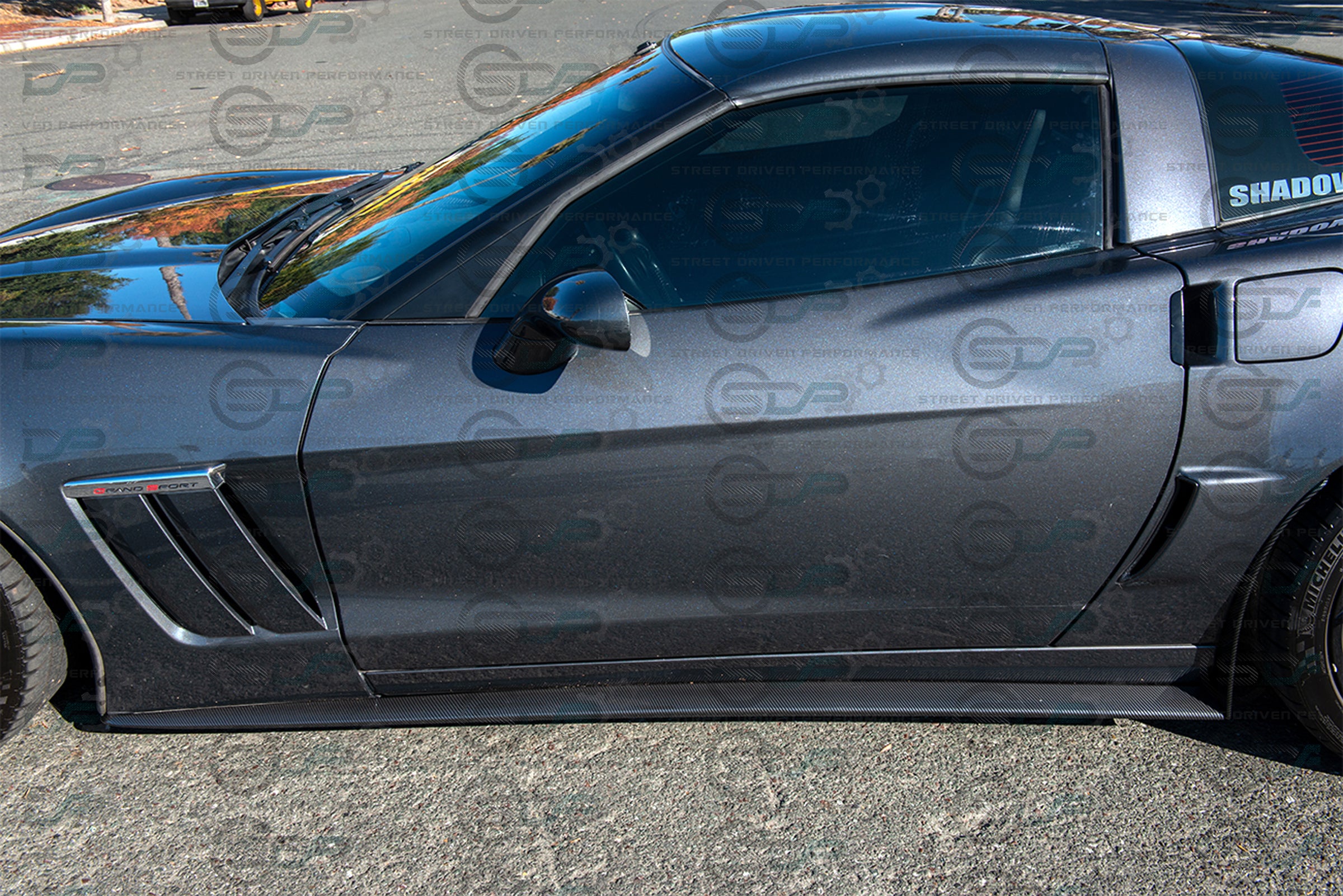2005-2013 C6 Corvette - Grand Sport / Z06 / ZR1 - "ZR1 Conversion" Side Skirts / Rocker Panels / Ground Effects with Mud Flaps