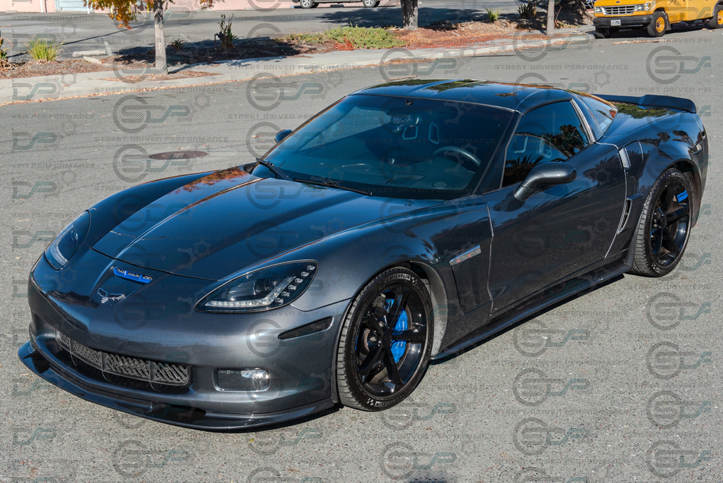 2005-2013 C6 Corvette - Grand Sport / Z06 / ZR1 - ZR1 Style Front Splitter/Lip Ground Effects