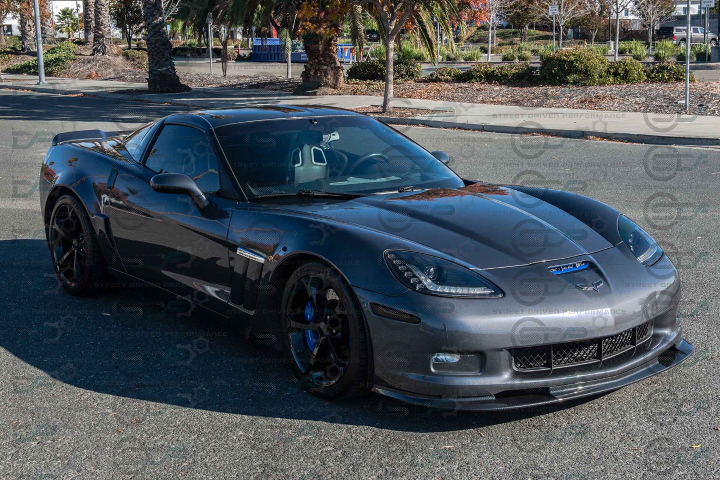 2005-2013 C6 Corvette - Grand Sport / Z06 / ZR1 - ZR1 Style Front Splitter/Lip Ground Effects