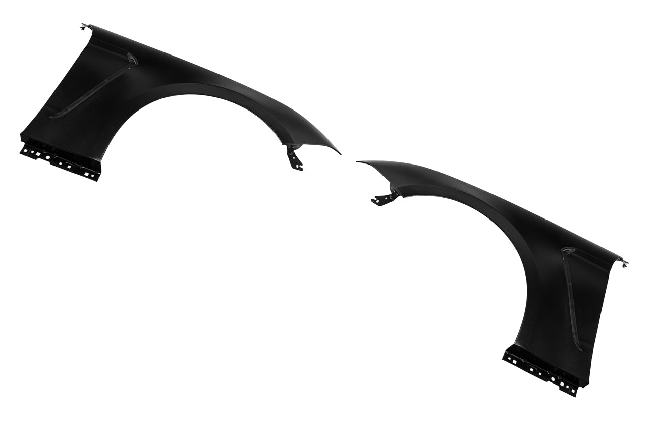 2018-2023 Ford Mustang | GT350 Style Matte Black Front Side Fenders