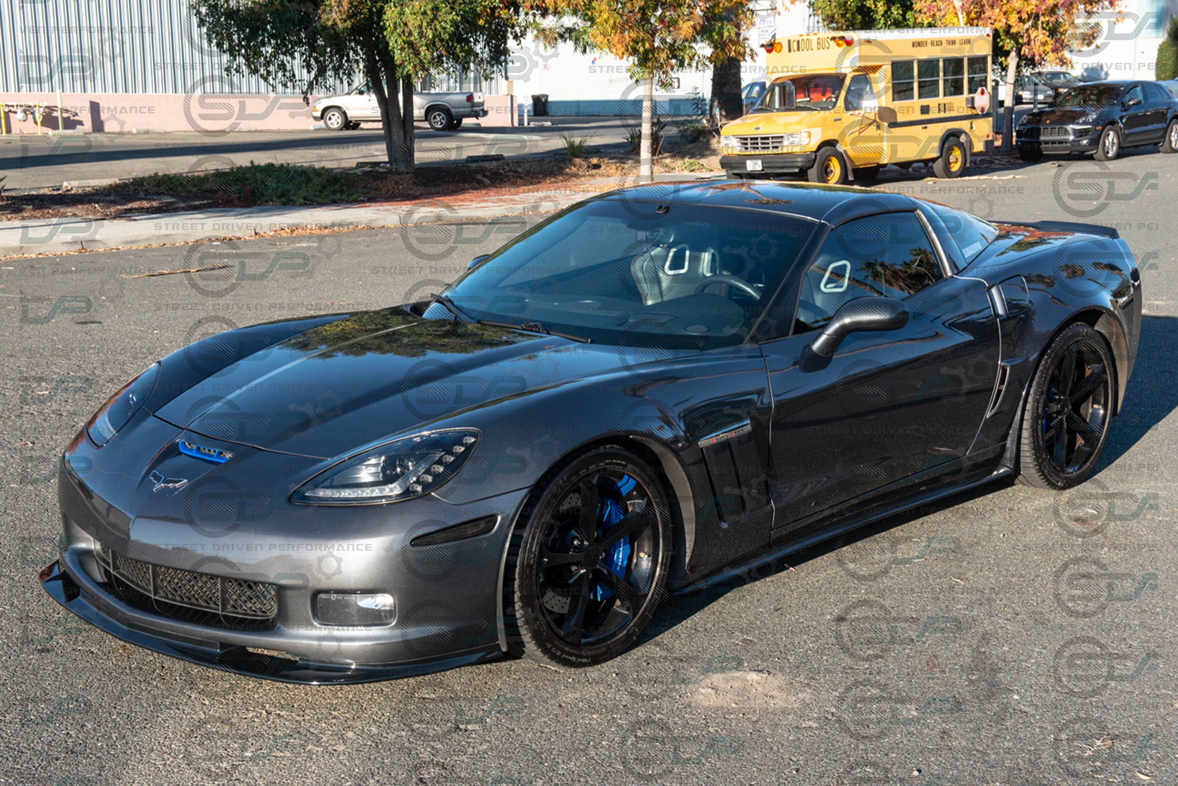 2005-2013 C6 Corvette - Grand Sport / Z06 / ZR1 - ZR1 Style Front Splitter/Lip Ground Effects