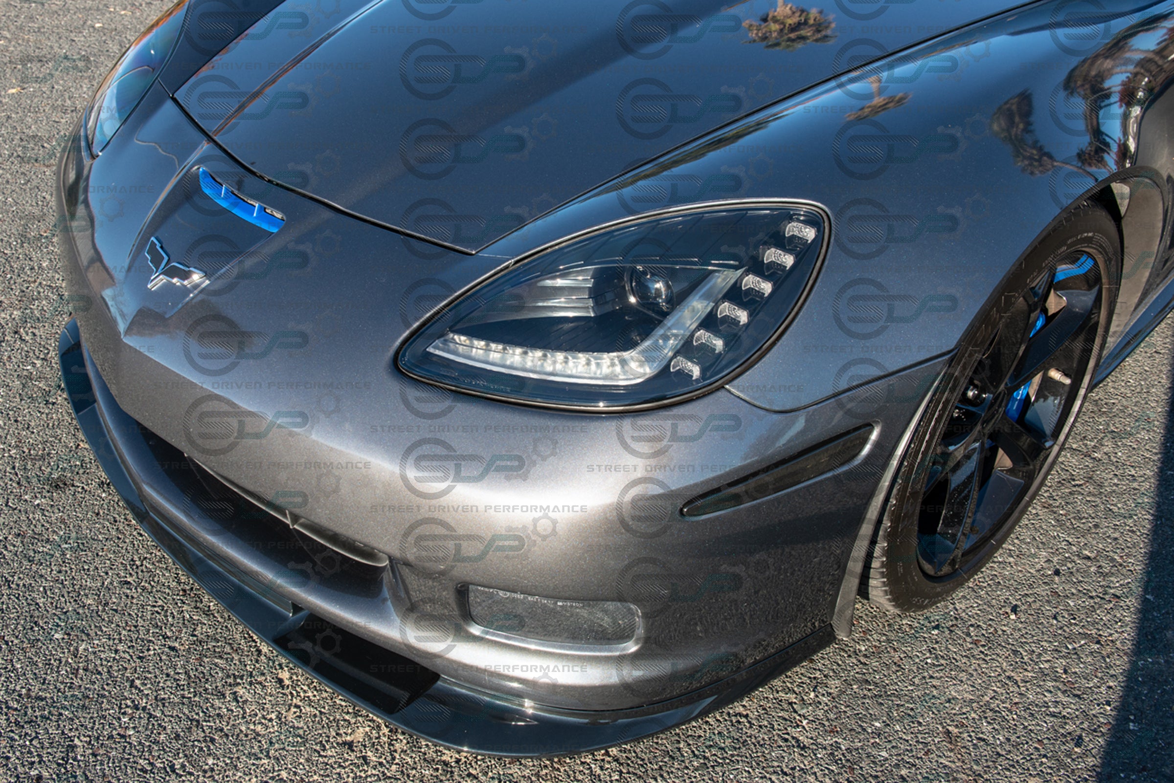 2005-2013 C6 Corvette - Grand Sport / Z06 / ZR1 - ZR1 Style Front Splitter/Lip Ground Effects