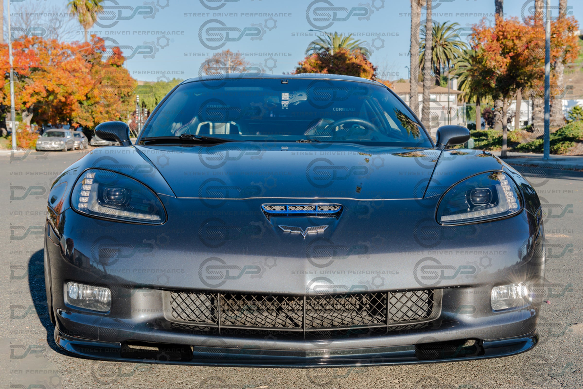 2005-2013 C6 Corvette - Base Model - Extended Front Splitter/Lip Ground Effects - ZR1 Conversion Package