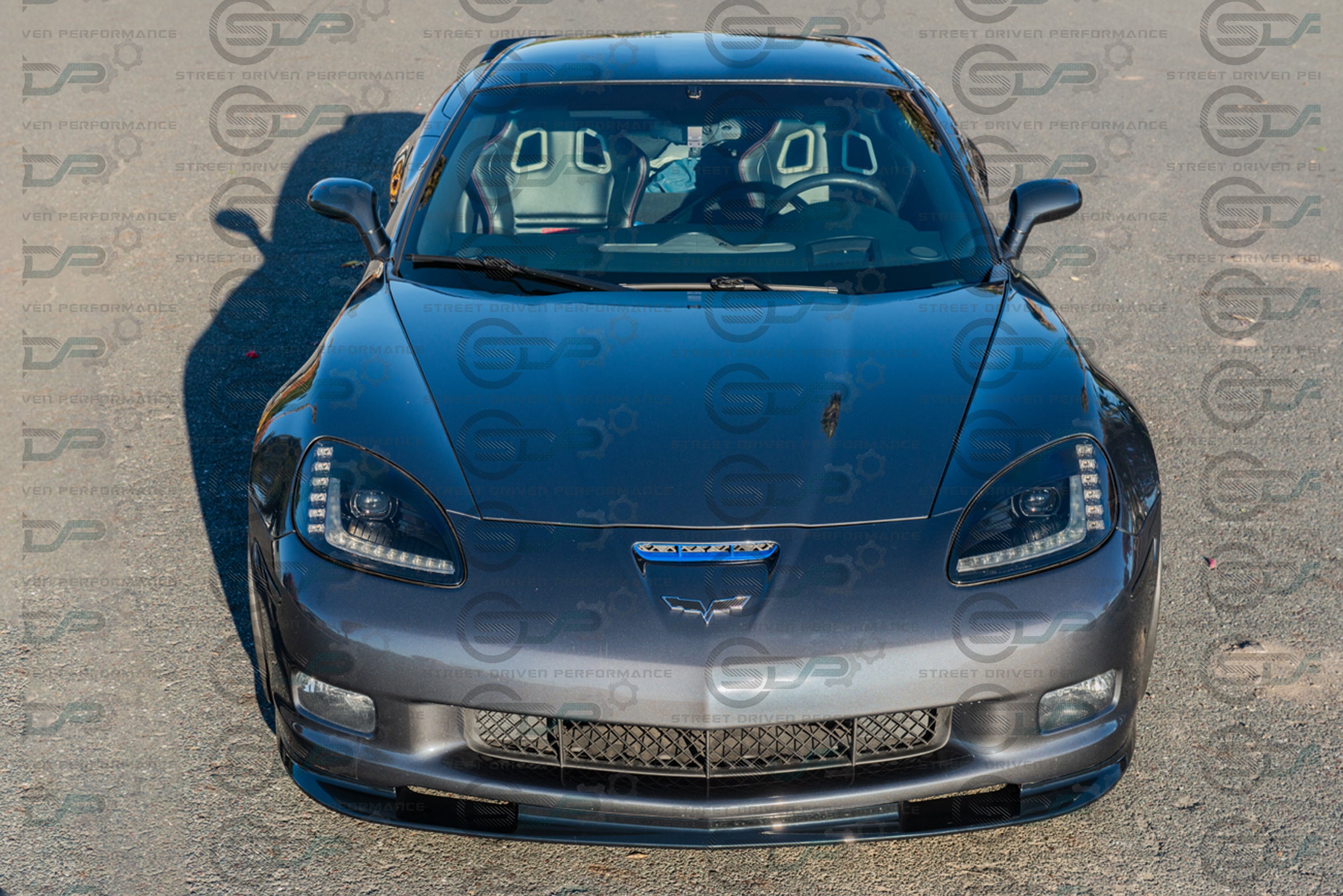 2005-2013 C6 Corvette - Base Model - Extended Front Splitter/Lip Ground Effects - ZR1 Conversion Package