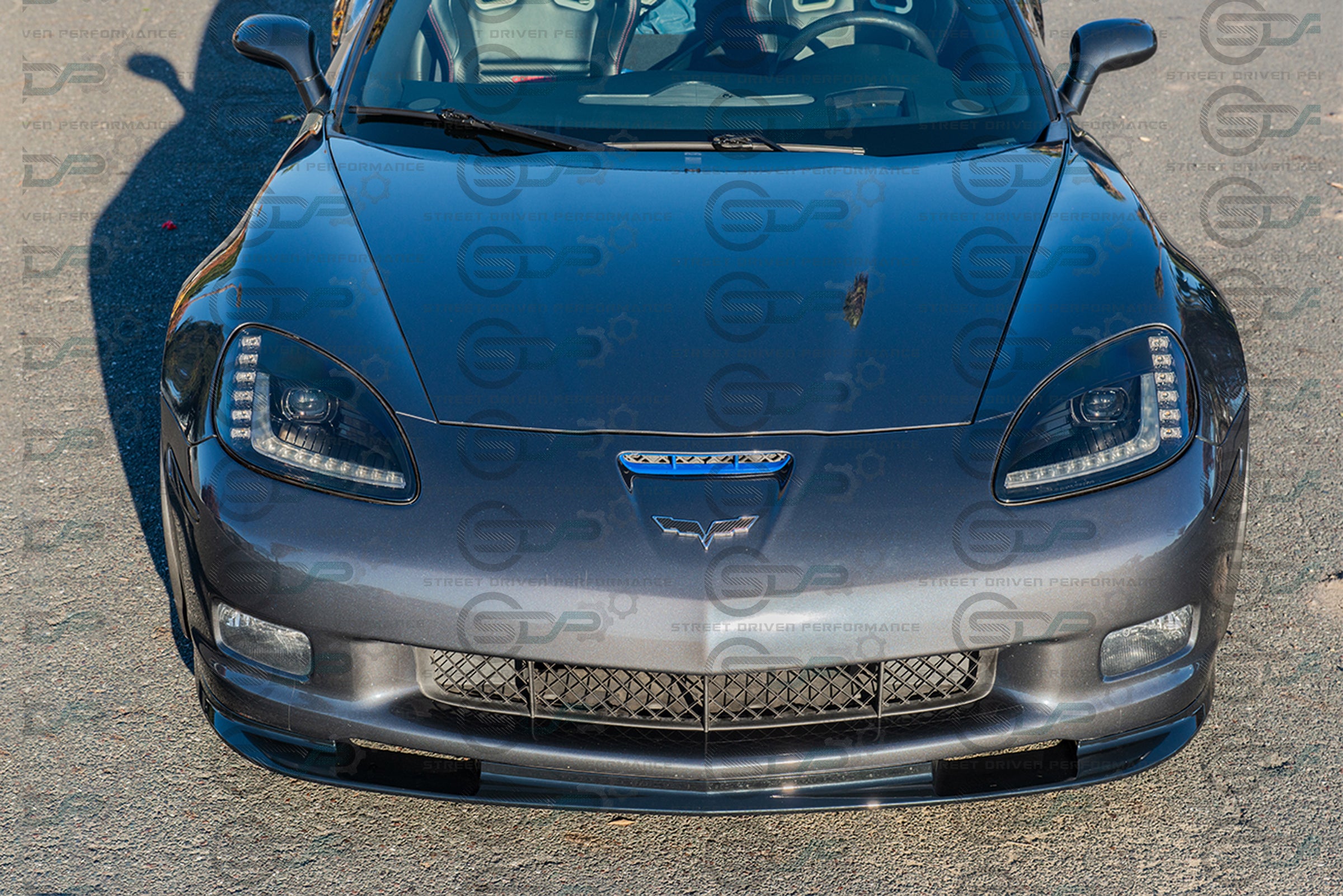 2005-2013 C6 Corvette - Base Model - Extended Front Splitter/Lip Ground Effects - ZR1 Conversion Package
