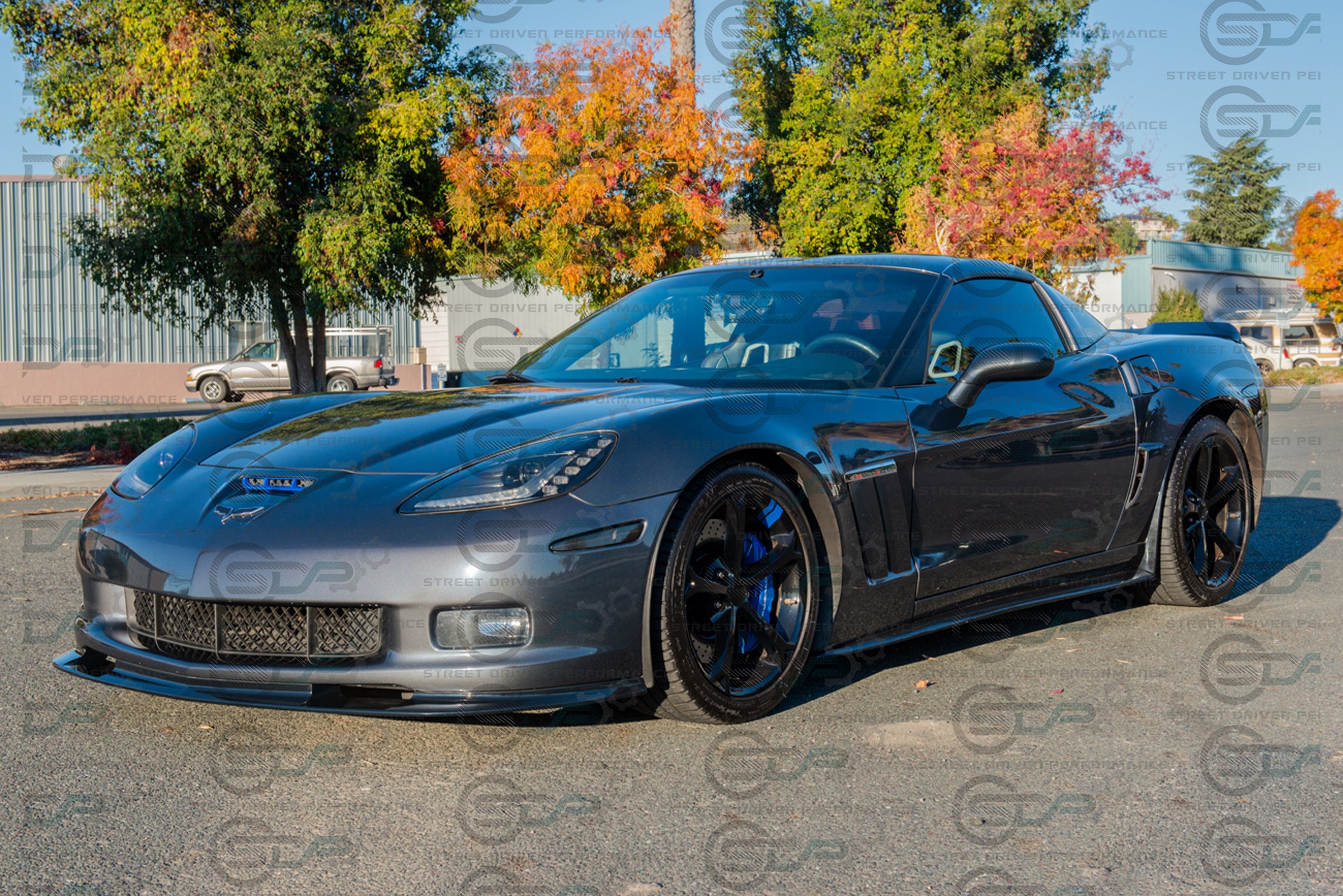 2005-2013 C6 Corvette - Grand Sport / Z06 / ZR1 - ZR1 Style Front Splitter/Lip Ground Effects