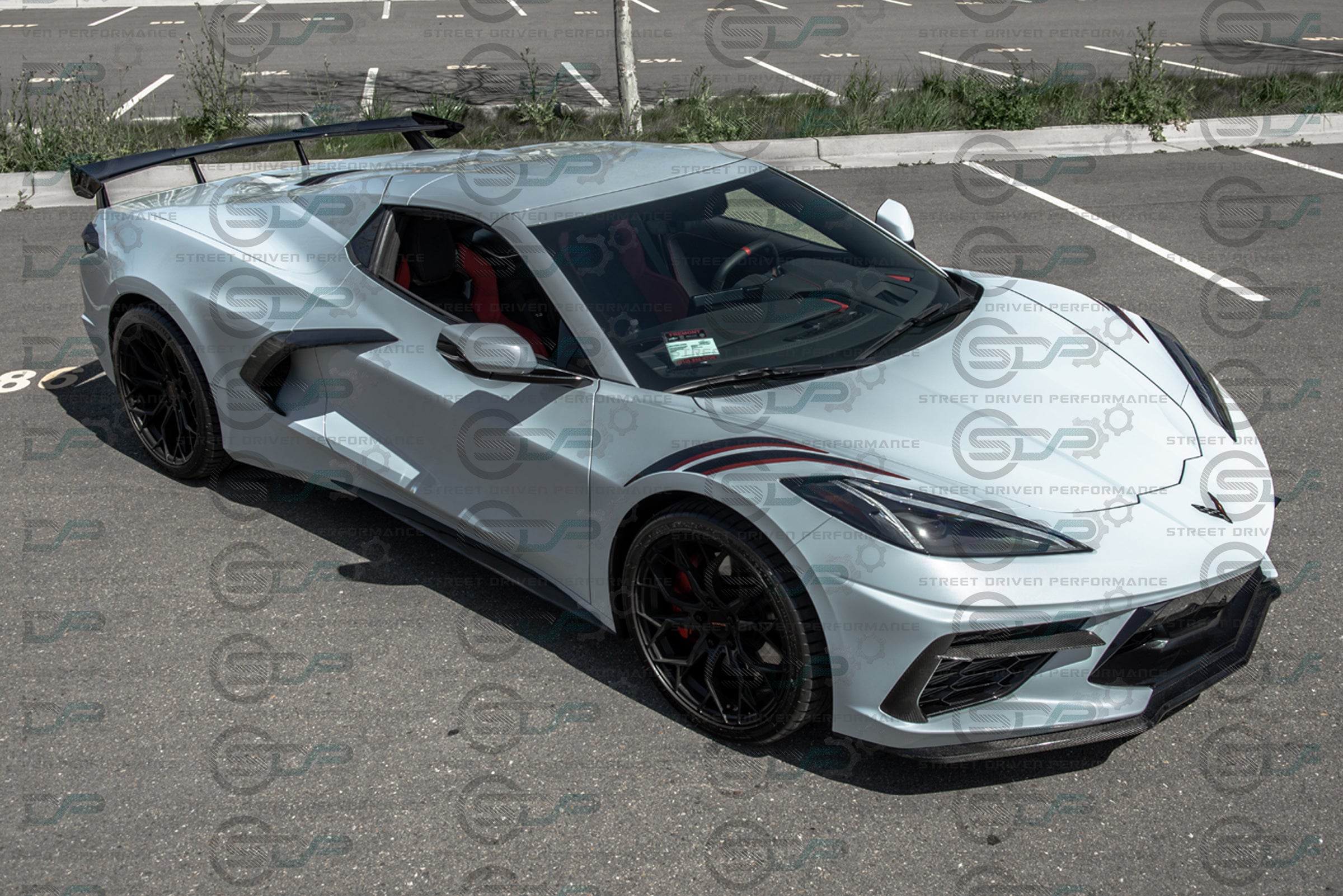 2020+ C8 Corvette - Carbon Fiber Front Grille Inserts (PAIR)