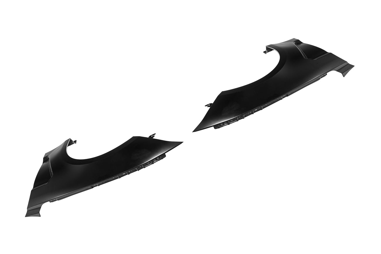 2018-2023 Ford Mustang | GT350 Style Matte Black Front Side Fenders