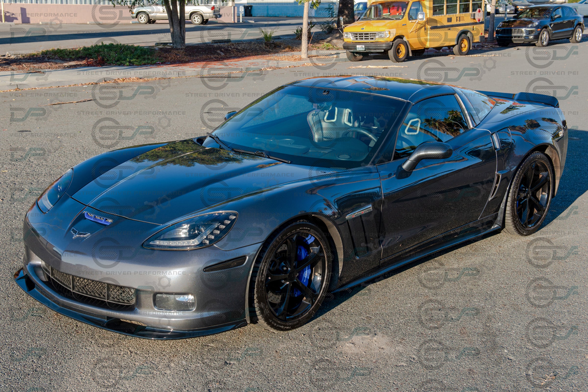 2005-2013 C6 Corvette - Extended ZR1 Style Rear Trunk Lid Spoiler Wing - for all models