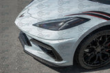 C8 Corvette - Carbon Fiber Front Grille Inserts