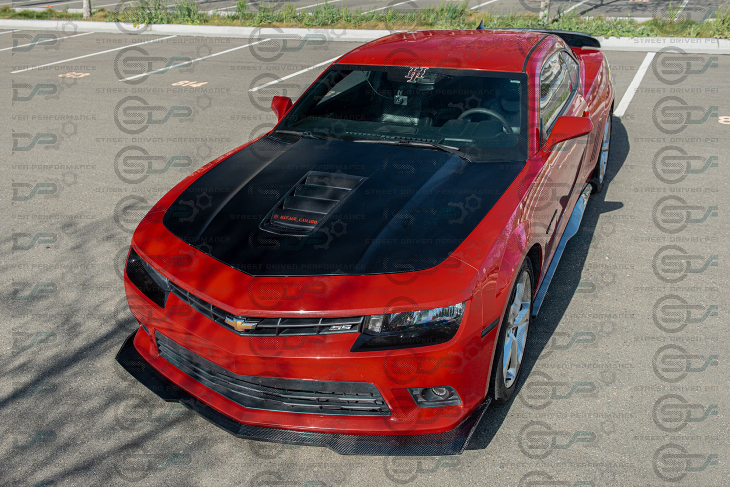 2014-2015 5th Gen Camaro - Carbon Fiber Front Splitter/Lip Ground Effects - "6th Gen ZL1 - 1LE Style Conversion" Package - for models