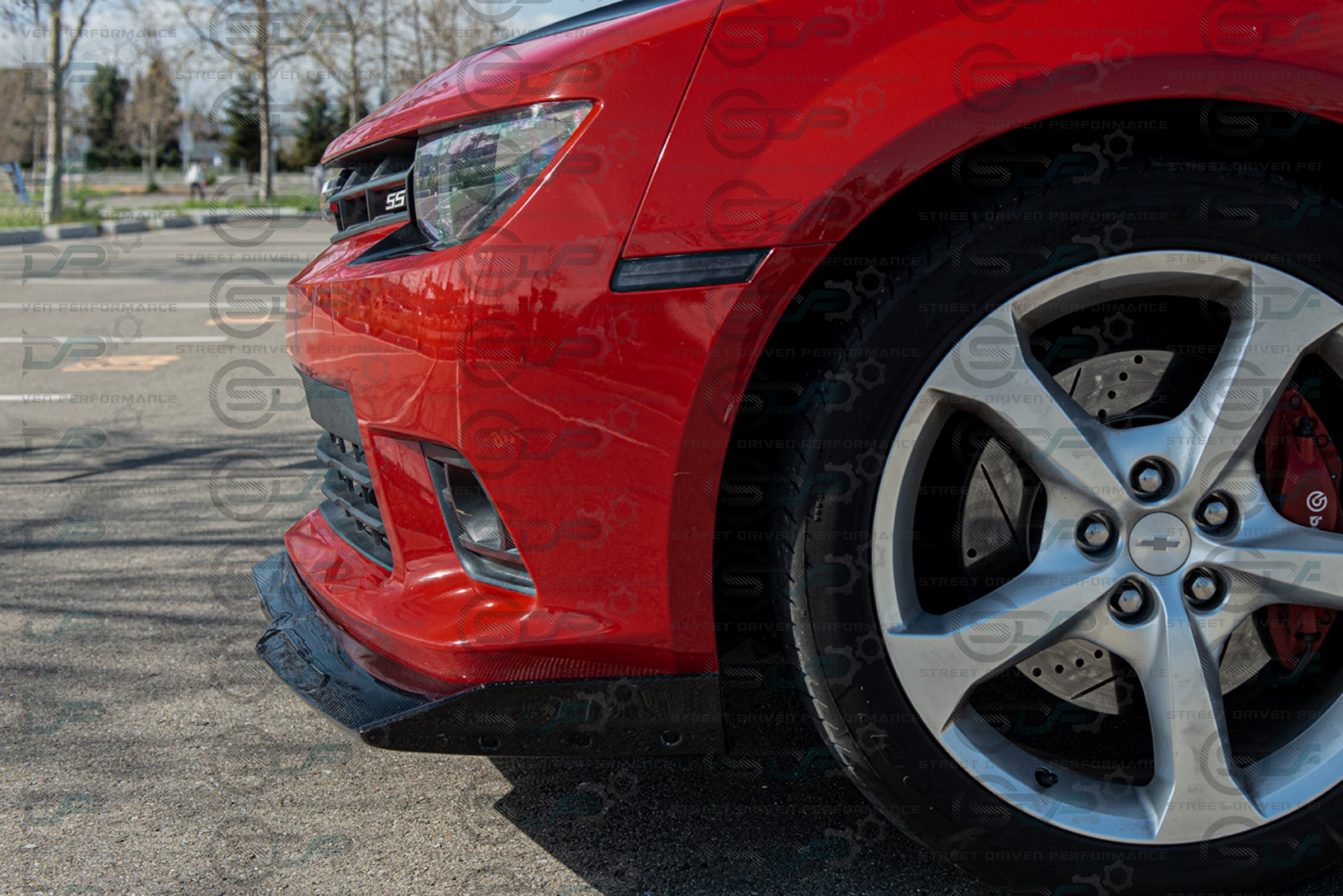 2014-2015 5th Gen Camaro - Carbon Fiber Front Splitter/Lip Ground Effects - "6th Gen ZL1 - 1LE Style Conversion" Package - for models