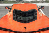 2020+ Corvette C8 Coupe GM Factory Style CARBON FIBER Rear Hatch Vent Cover Set
