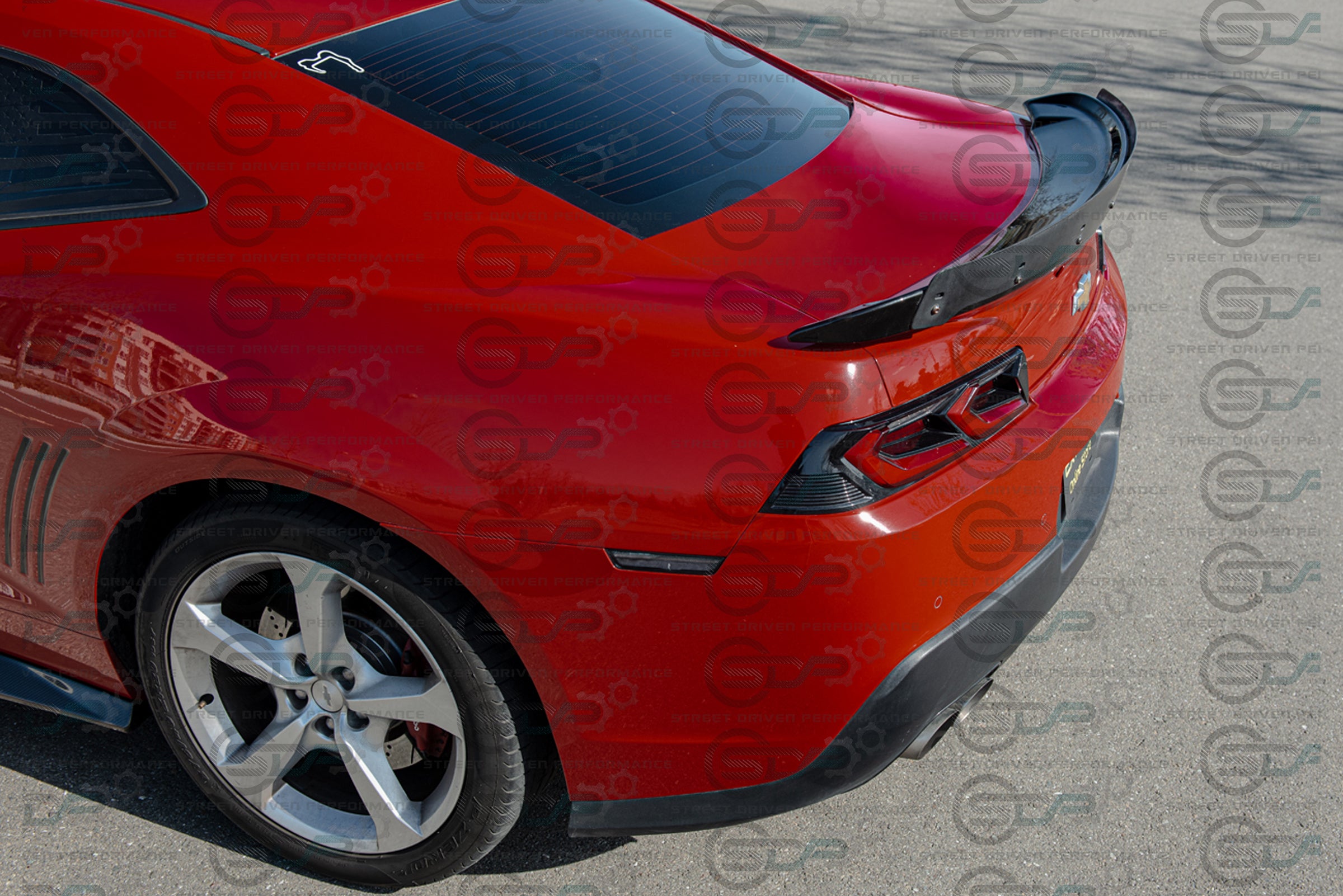 2014-2015 5th Gen Camaro - "ZL1 Style" Rear Trunk Spoiler Wing with Wickerbill - for models