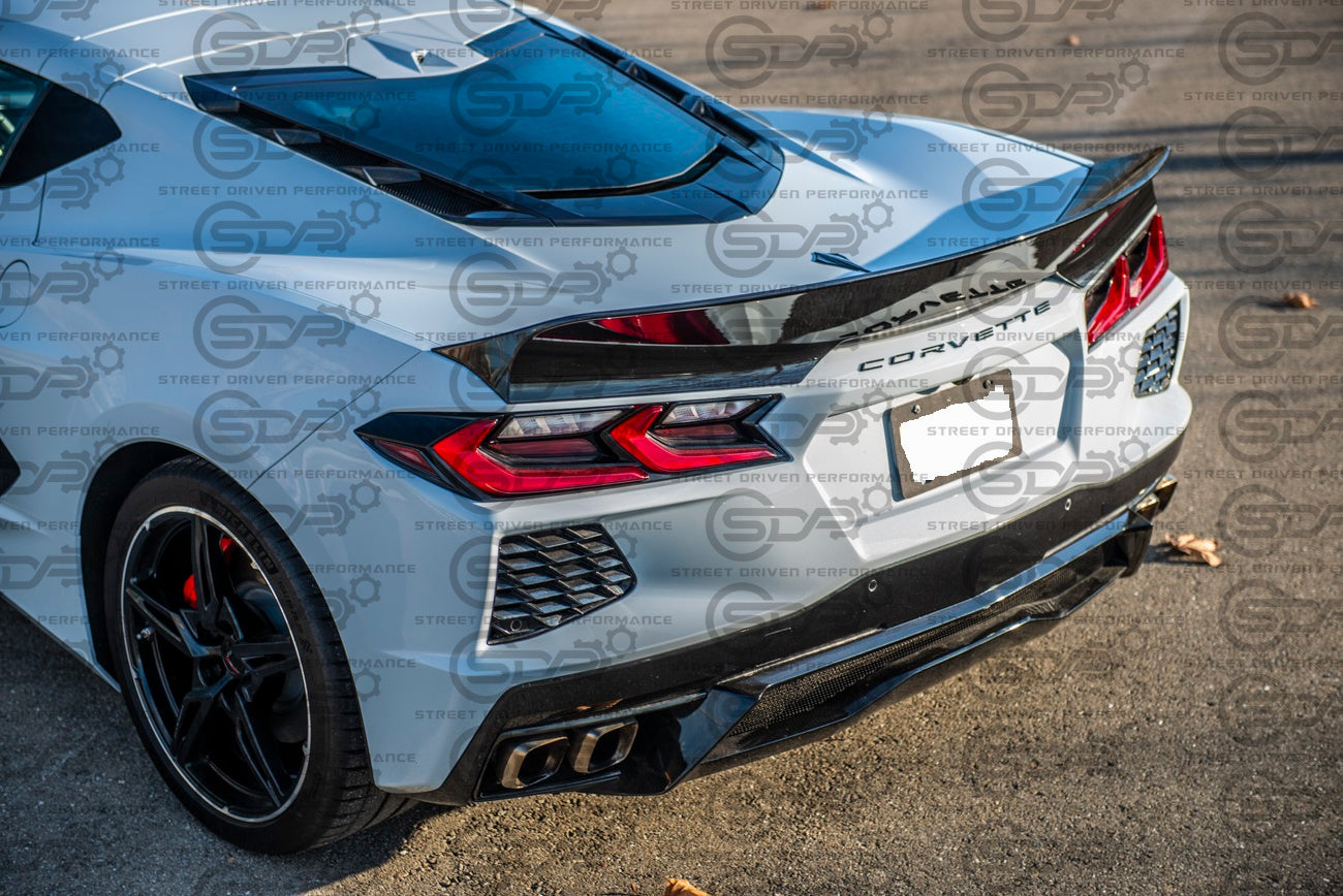 2020+ Corvette C8 Rear Trunk Lid Ducktail Wing Spoiler