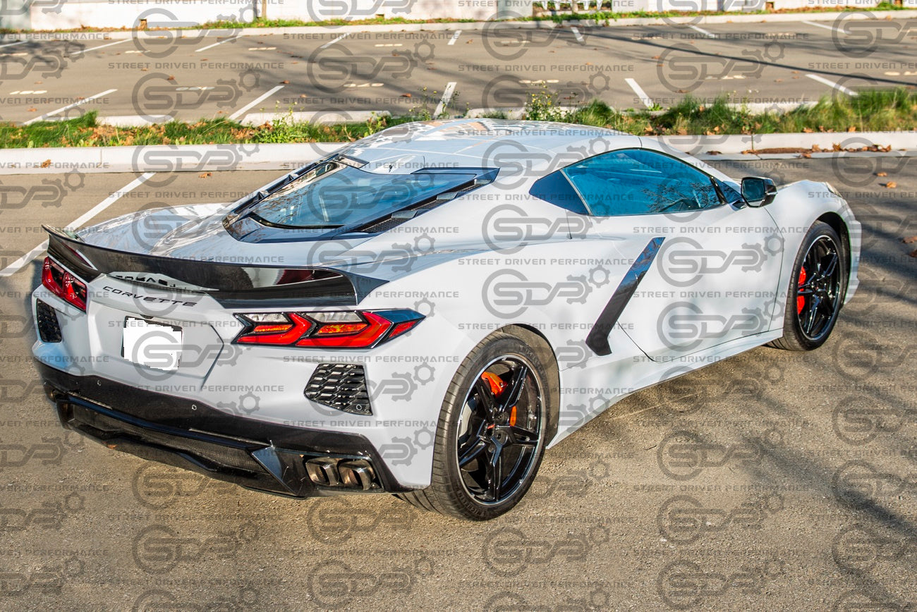 2020+ Corvette C8 Rear Trunk Lid Ducktail Wing Spoiler