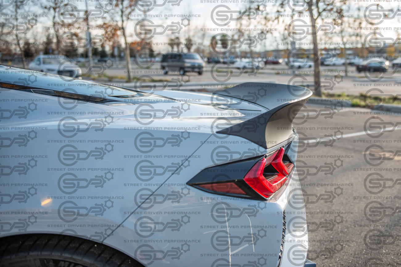 2020+ Corvette C8 Matte ABS Plastic Rear Lid Ducktail Wing Spoiler