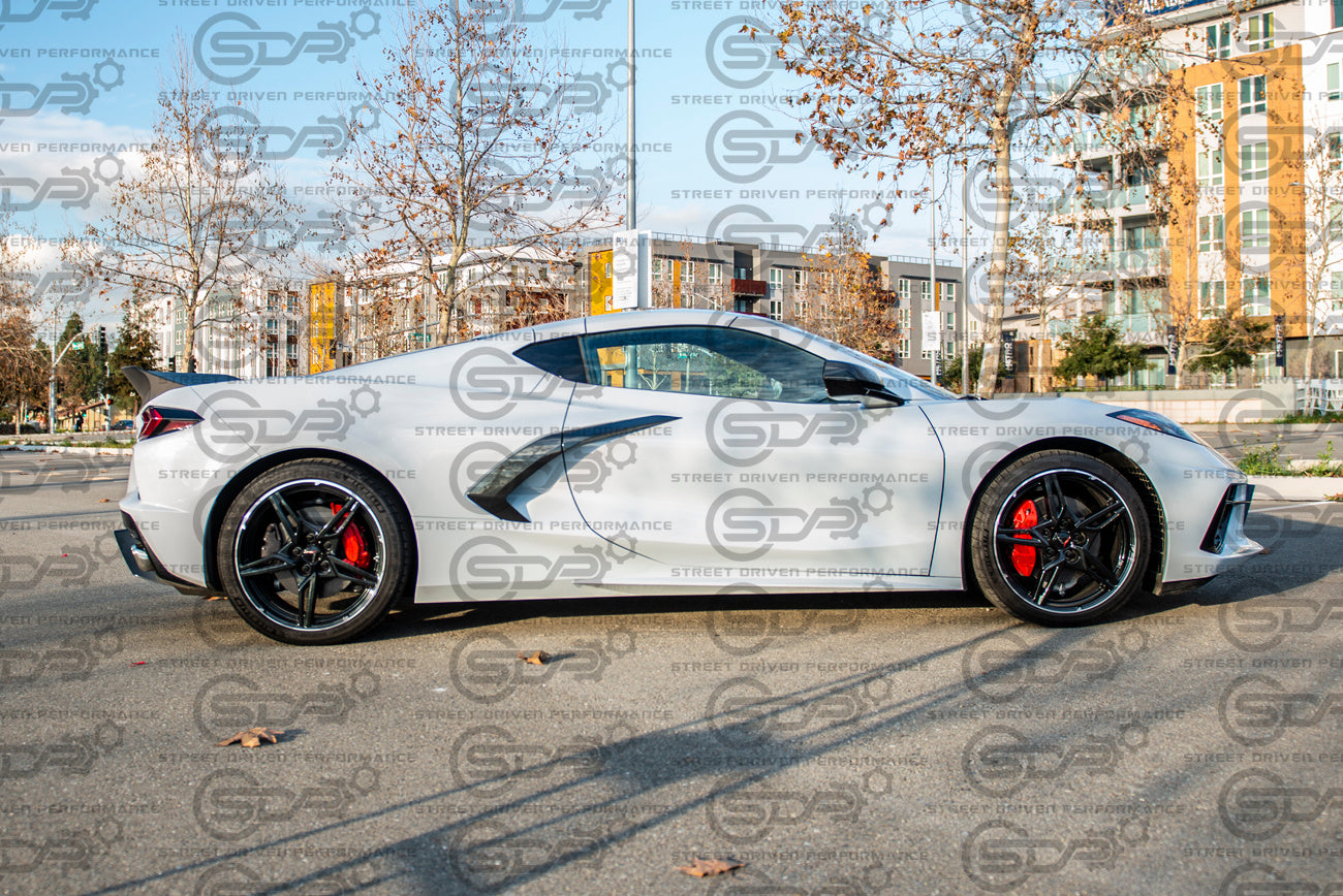 2020+ Corvette C8 Matte ABS Plastic Rear Lid Ducktail Wing Spoiler